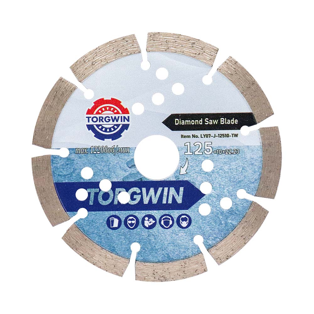 Diamond Segmen 125mm Segmen kanggo Konkrit