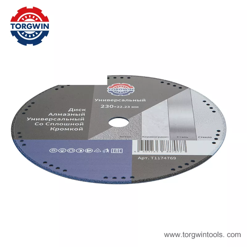 Brazed Diamond Saw Blade kanggo Metal Cutting