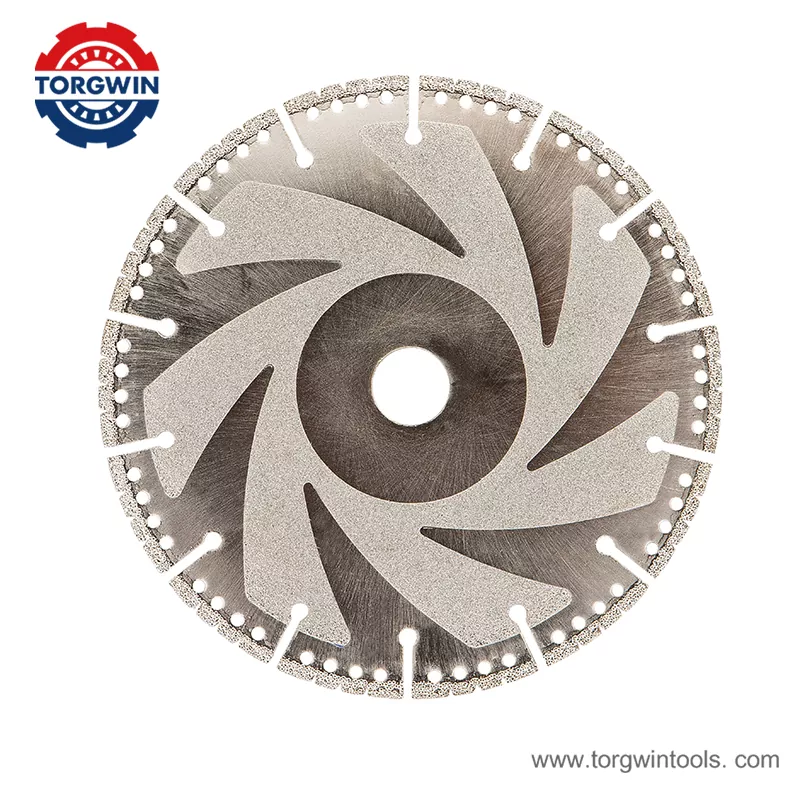 Brazed lan Electroplated Diamond Saw Blade