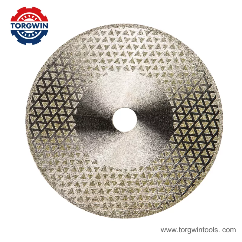 Double-sisi Electroplated Diamond Blade