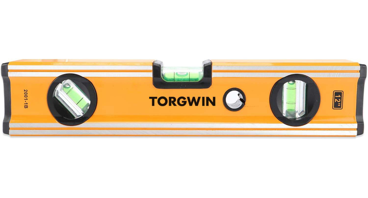 TG 12 Inch Spirit Level, Alat Tingkat Magnetik Aluminium Alloy Tugas Berat